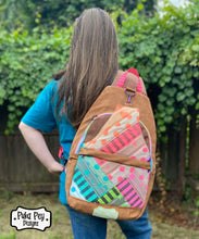 Load image into Gallery viewer, Patchwork Cissy Retro-tec Sling Bag