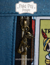 Load image into Gallery viewer, Pinocchio Comic Zippy Wristlet