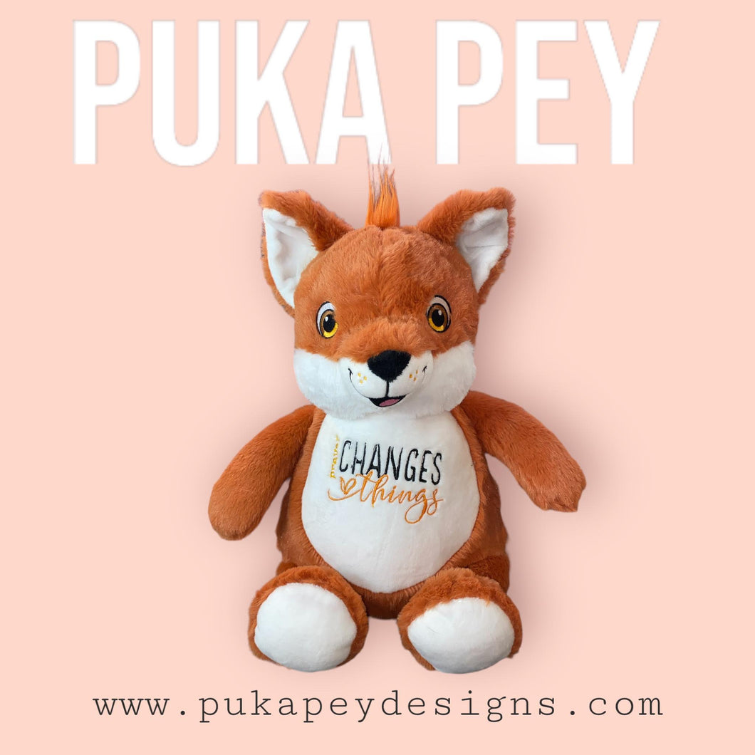 Prayer Changes Thing Plush Fox
