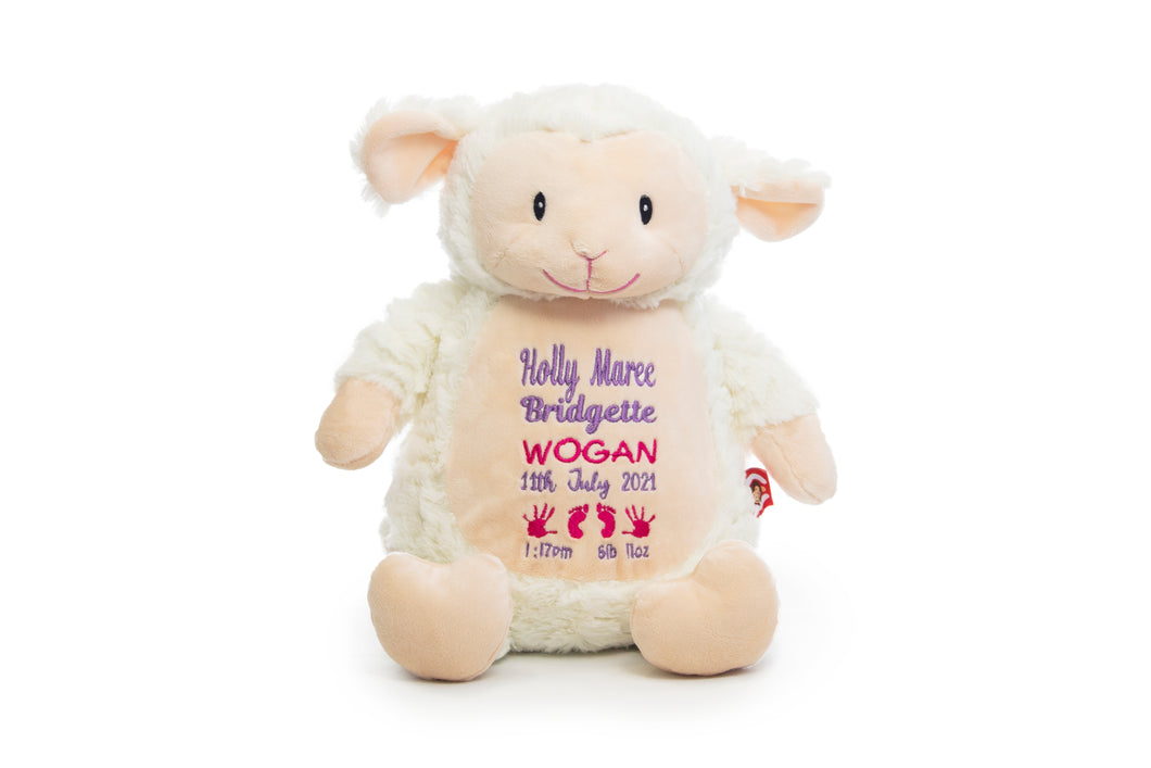 Personalized Fluffy Lamb Plush