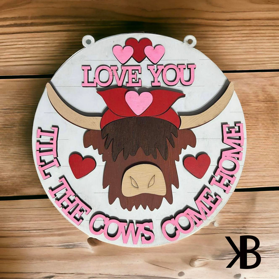 KB Highland Cow Sign