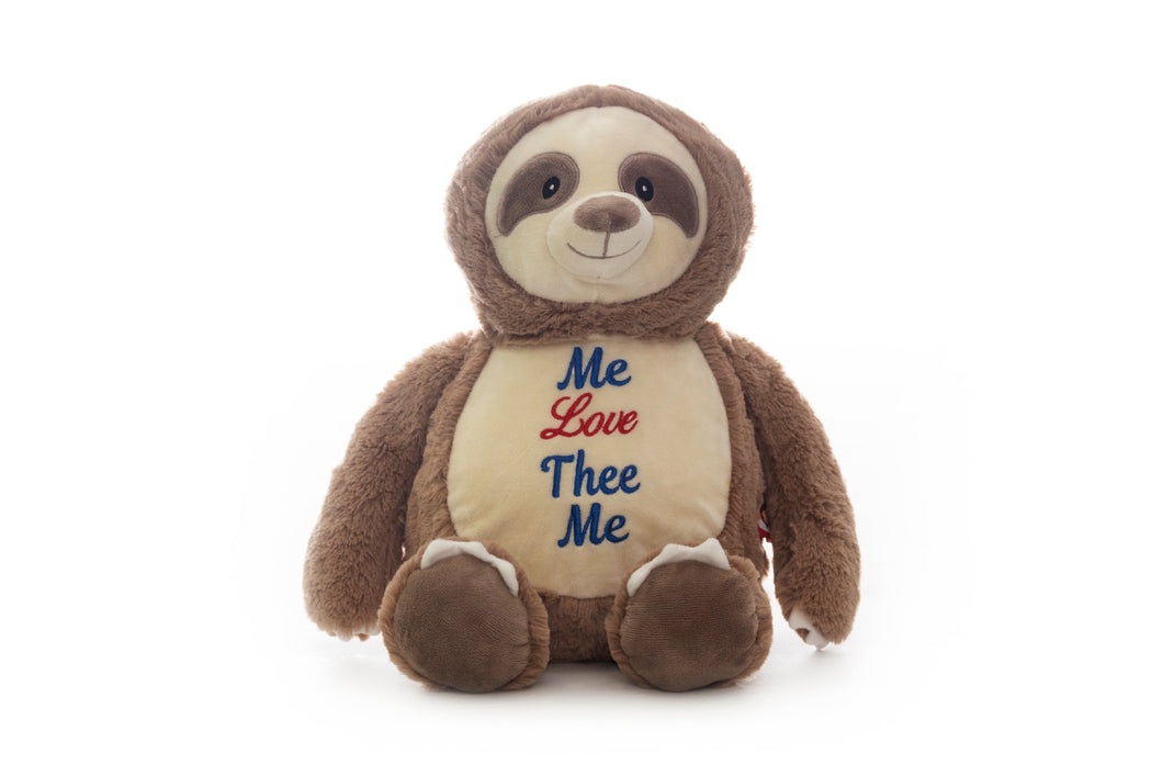 Personalized Sloth Plush