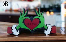 Load image into Gallery viewer, KB Grinch Hands Ornament
